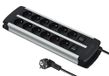 Electraline 35447 Alu-Line stekkerdoos met 12 stopcontacten