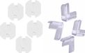 Interbosch B.V. Kit de sécurité pour enfants 4x pièces protège-coins et 5x pièces protection prises blanc