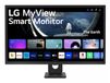 LG MyView Smart computer monitor 80 cm (31.5") Full HD LCD Zwart