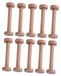 Set de 10 Bobines en bois pour artisanat et accessoires de couture