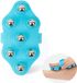 oCreon Massagehandschoen met bolletjes - Rollerhandschoen voor lichaamsmassage, draagbare massager voor het lichaam, massage roller, voor spierontspanning, afslankmassage