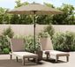 Maison Exclusive Parasol avec mât en aluminium, 250 cm, couleur taupe