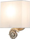 Flambeau LED Wandlamp Swirl | 1X E27 Max 60W | Bone White