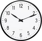 Arne Jacobsen AJ Horloge Mural, 21 cm, Argent