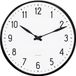Arne Jacobsen AJ Horloge Mural, 21 cm, Argent