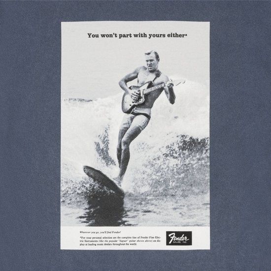 Fender Vintage Ad Surfer Tee XXL - T-Shirt