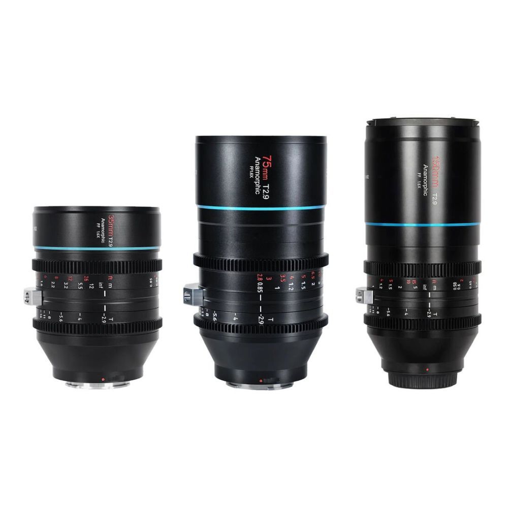Sirui Venus 3-lens kit T2.9 1,6x (35mm+75mm+150mm + hard case) RF mount