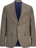JACK & JONES JPRBLAMARTIN LAWRENCE LINEN BLAZER UN01 Heren Colberts Morel Effen Slim Fit Polyester/Linnen