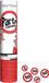 Merkloos / Sans marque Confetti shooter/popper 50 jaar feestartikelen - 4x stuks - 20 cm - 50e verjaardag funartikelen - papier