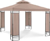 Uniprodo Tuinpaviljoen - 3 x 3 m - 160 g / m² - beige