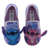 Leomil Lilo & Stitch - Pantoffels kinderen voor meisjes - Angel en Stitch Sloffen kind slip-on - Schoenen van 2 tot 8 jaar - Maat 27 - Paars