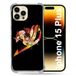 Cokitec iPhone 15 Plus (6.7) Manga Fairy Tail Logo Zwart Versterkt hoesje