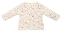 Little Dutch Shirt lange mouw - Maat 68 - T-shirt Meisjes - Wit - Fairy Garden Newborn