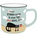 Becher Sheepworld Becher in Emailloptik "Einen großen Kaffee & einen Tag ohne Alles, bitte..."