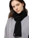 Jack Wolfskin RIB SCARF, Zwart, One size