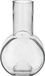 Bellatio Design Vase - helder - glas transparant - 6 x 23 cm - vase