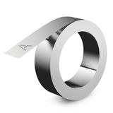 DYMO Ruban à gaufrer industriel - 12mm x 4.8m - Aluminium - Gris