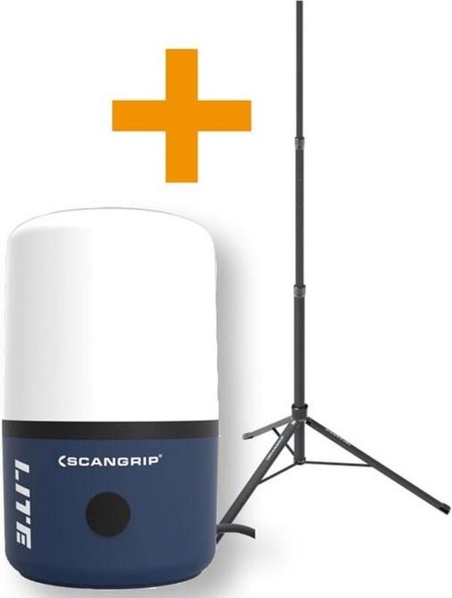 Scangrip LED Bouwlamp op Statief 49.0441 | 1x Area Lite 03.5637 | 1x Statief 2 meter 03.5685