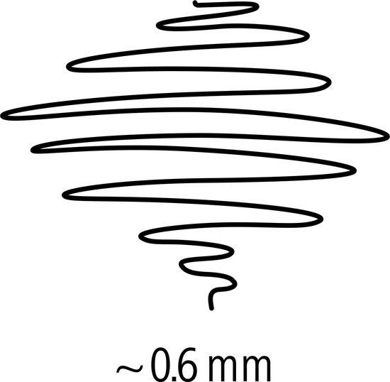 STAEDTLER Lumocolor correctable blauw F punt - Markeerstift - Blauw