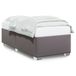vidaXL Bedframe Kunstleer Grijs 80x200 cm