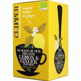 Clipper Thee Lemon & Ginger - 3 x 20 stuks - Voordeelverpakking