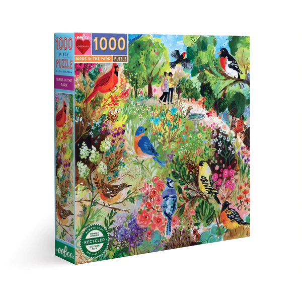 Eeboo Birds in the Park Puzzel (1000 stukjes)