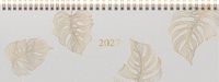 rido/idé 7036311027 Querterminbuch Premium Young Line 2027 "Monstera" 297×105 mm, Papier