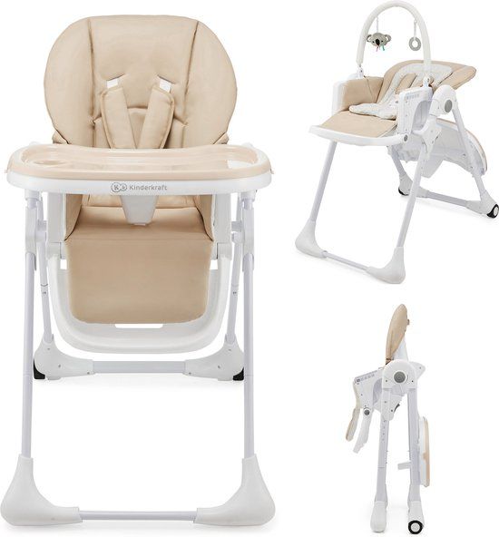 kk Kinderkraft Kinderkraft TUMMIE - Kinderstoel 2-in-1 - Beige