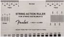 Fender 0990654050 String Action Gauge RVS pouce et mm outil de mesure