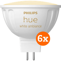 Philips Hue White Ambiance MR16 Spot 6-pack