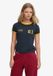 Superdry - Athletic Essentials Gestreept T-shirt Dames - Katoen - Korte mouw - Maat 10 - Eclipse Navy
