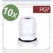 Quadrios 24CA404 Wartel PG7 Polyamide Blanc 10 pièce(s)