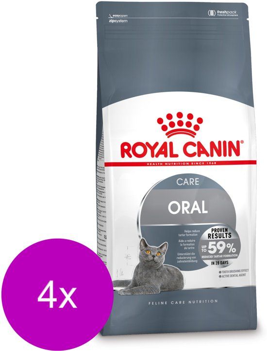 Royal Canin Fcn Oral Care - Kattenvoer - 4 x 3.5 kg