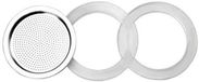 IBILI Silicone afdichting + filter voor percolator, Essential, 2 kopjes, set van 2 afdichtingen + 1 filter