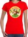 Bellatio Decorations Shoppartners Bv Hawaii feest t-shirt / shirt Aloha Hawaii voor dames - rood - Hawaiiaanse party outfit / kleding/ verkleedkleding/ carnaval shirt XXL