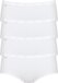 sloggi Basic+ Dames Midi slip - 4-pack - Wit - Maat 40