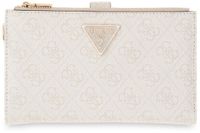 GUESS portemonnee Laurel II SLG Double Zip Organizer Bone Logo crème