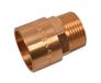 Kirchhoff Nipple de raccordement en laiton rouge, brut, 15 mm x 1/2"ET, 1 douille (4243g) - 989082017