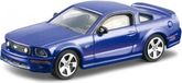 Bburago Ford Mustang GT blauw schaalmodel 1:43