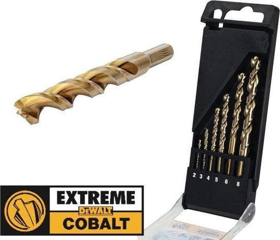 DeWalt DT4956 6 Delige cobalt metaal borenset