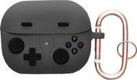 kwmobile Siliconen Hoesje voor Samsung Galaxy Buds 3 / Buds 3 Pro - Zwart - Gameconsole Design