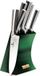 BerlingerHaus Messenset Emerald Collection - 5 Messen en Blok - Vert
