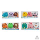 Toi-Toys Little Stars Jouets de bain pour bébé - Ballon - 6cm - 3 Pièces - 5 Assortiments