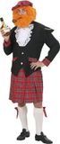 Widmann Schotse Man Highlander Kilt Kostuum RoodZwart XL