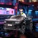 Icecat Voiture électrique pour enfants, véhicule électrique 12V, double moteur, 3-5 km/h, 110 x 68 x 52 cm, noir
