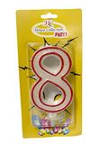 Enorme theelicht "8"