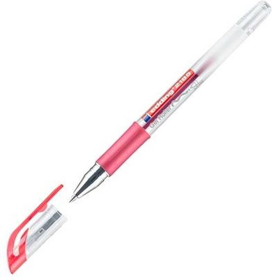 Pen Roller Edding 2185 Rood 0,7 mm (10 Stuks)