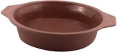 Point-Virgule ronde taartvorm uit platinum silicone Vintage Maroon 24cm