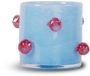 ByOn Bougeoir Arlo bleu clair/bordeaux 10cm