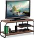 Merkloos Relaxdays TV tafel - industrieel - met opbergruimte - 43x90x35 cm - houtlook - metaal